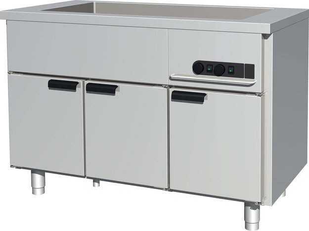 Lämpöhaude lämpökaapilla Porkka HL126BM111