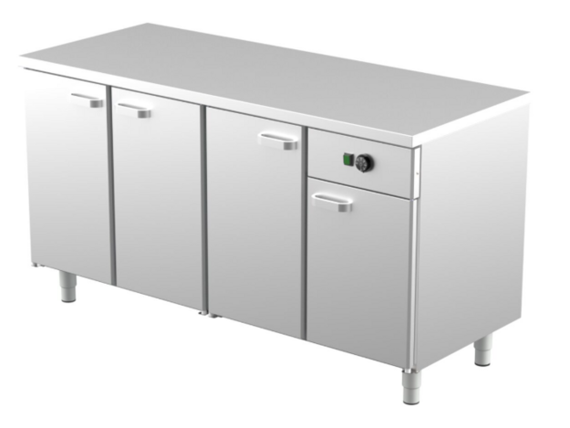 Lämpökaappi lämpötasolla Restmec LKLT-1640