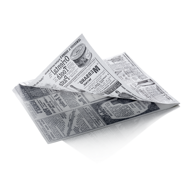 Take Away tasku sanomalehti 