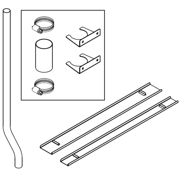 Asennussarja päällekkäin oleville Primax EQ-DME uuneille