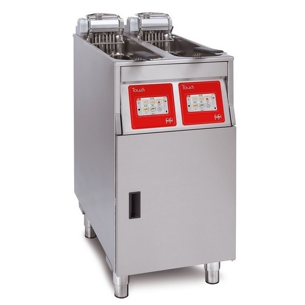 Automaattirasvakeitin korinostimilla FriFri Touch 422, kaksi altainen