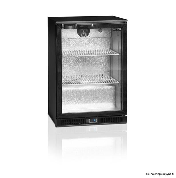 Baaritiskin lasiovikylmäkaappi Tefcold Backbar DB125H-I, saranaovella