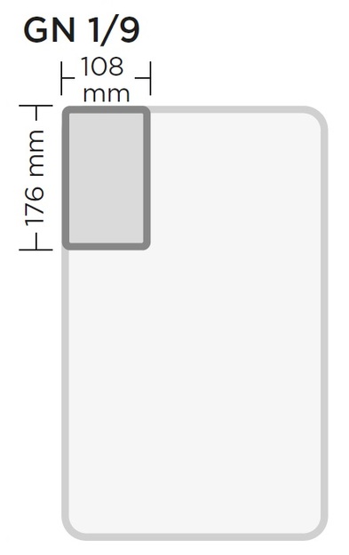 Gn-astia kirkas muovi P 1/9-100