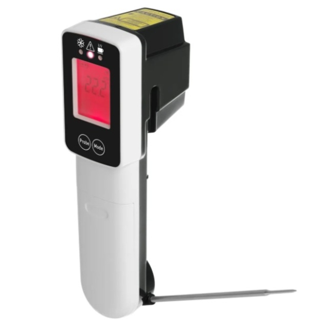 Infrapunalämpömittari lämpötilatikulla Hendi