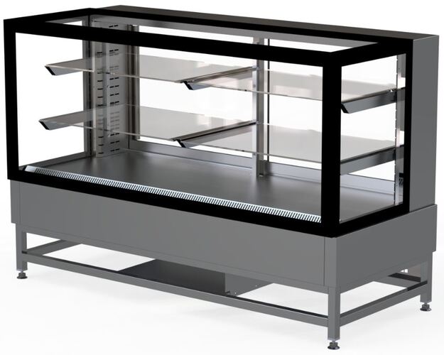 Konditorialasikko matala Restmec Cube 1500