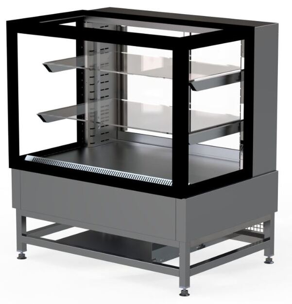 Konditorialasikko matala Restmec Cube 900