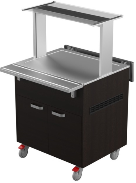 Kylmäbufevaunu huurretasolla Restmec KTV 2GN Sushi