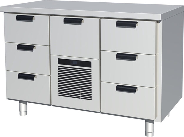 Kylmävetolaatikosto korkea Porkka CL-GNH-3-CDX-3