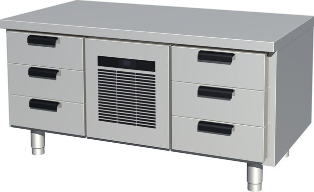 Kylmävetolaatikosto matala Porkka CL-GNL-3-CX-3