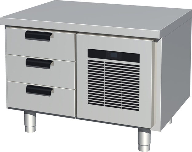Kylmävetolaatikosto matala Porkka CL-GNL-3-CX