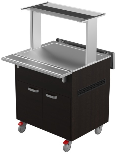 Lämminbufevaunu lämpötasolla Restmec LTV T 2GN