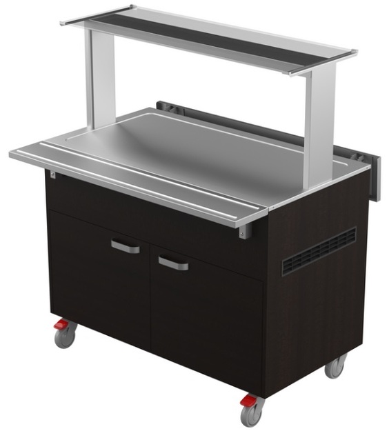 Lämminbufevaunu lämpötasolla Restmec LTV T 3GN