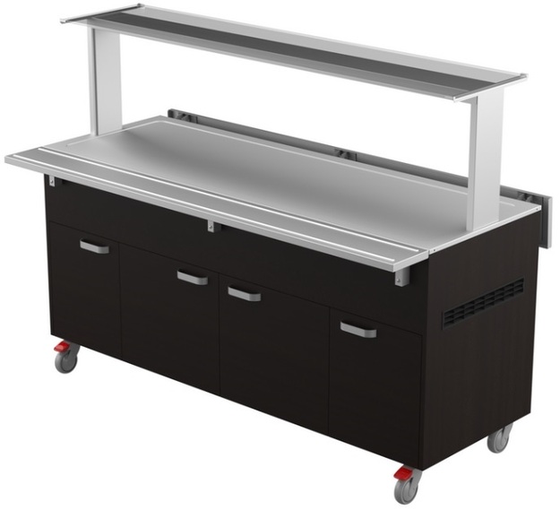 Lämminbufevaunu lämpötasolla Restmec LTV T 5GN