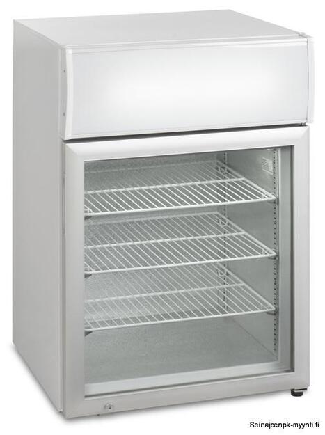 Lasiovipakastekaappi snapseille Tefcold UF100GCP mainosvalolla, pöytätason päälle