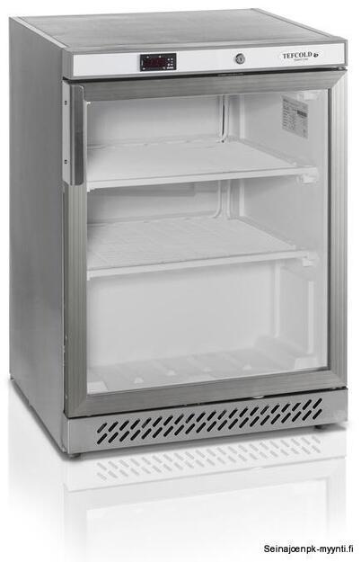 Lasiovipakastekaappi snapseille Tefcold UF200G, pöytätason alle