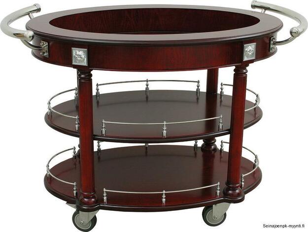 Puinen salitarjoiluvaunu