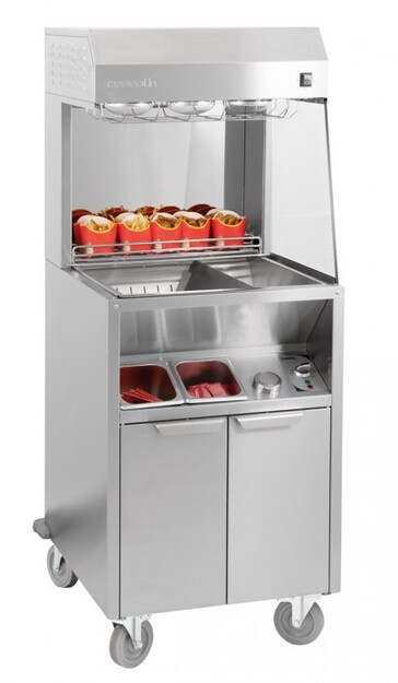 Ranskanperuna-asema lämpölampuilla