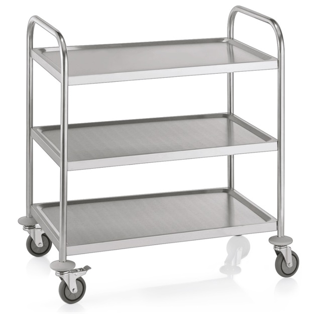 RST-tasovaunu Trolly 3, työntökahvoilla