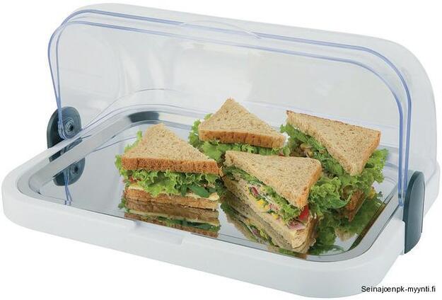 Taittuvakantinen leipä- ja leivoskupu, 1-tasoinen