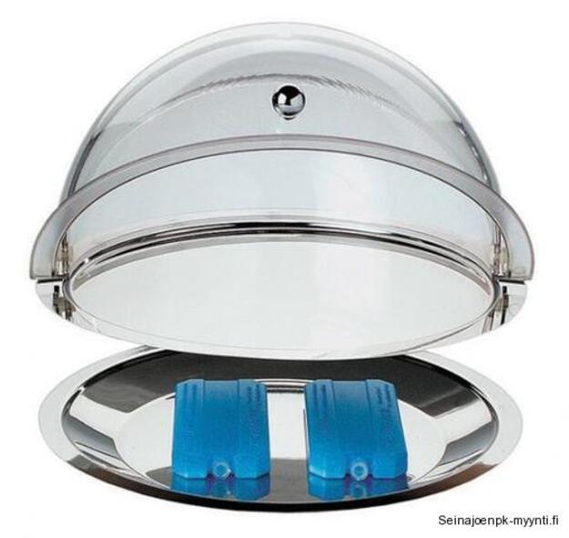 Taittuvakantinen pulla- ja leivoskupu, pyöreä