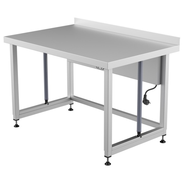 Työpöytä säädettävällä korkeudella, sähkösäätöinen